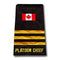 Canada Flag 3 Bar PLATOON CHIEF Gold Slip-Ons
