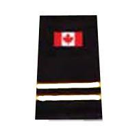Canada Flag 2 Bar Slip-Ons - EF113C2