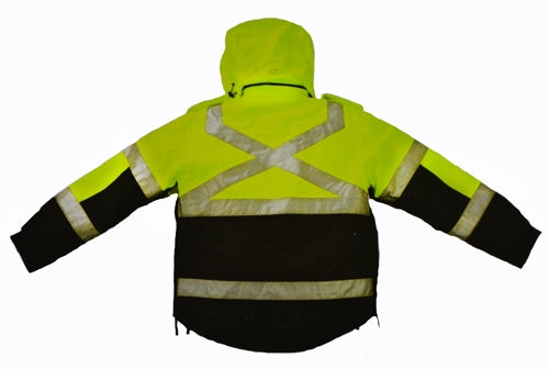 Two Tone Six-in-One Four Season Reversible Safety Jacket - OP62