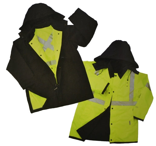 Reversible Safety Rain Coat - OP803