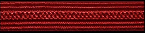 1/4" Red Cello Uniform Braid
