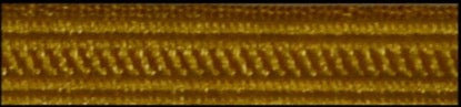 1/4" Gold Cello Uniform Braid