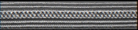 1/4" Silver Cello Uniform Braid