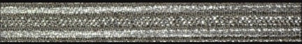 1/4" Metallic Silver Uniform Braid