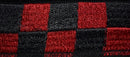 1-1/2" Red Black Checkered Uniform Braid