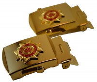 CAFC Crested Gold Buckle