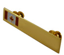 NB25G Canada Flag Gold Name Bar