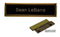 NB05G Square Metal Gold Edge Name Bar