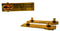 NB113G Gold Maltese Cross Name Bar 3 Lines