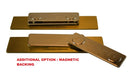 NB08G1 Gold Name Bar 1 Line