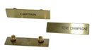 NB08G1 Gold Name Bar 1 Line