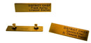 NB08G3 Gold Name Bar 3 Lines