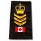 STAFF SERGEANT Gold Canada Flag Slip-Ons