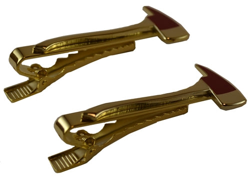 Fire Axe Tie Bar Gold