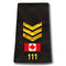 SERGEANT Gold Canada Flag # Slip-Ons