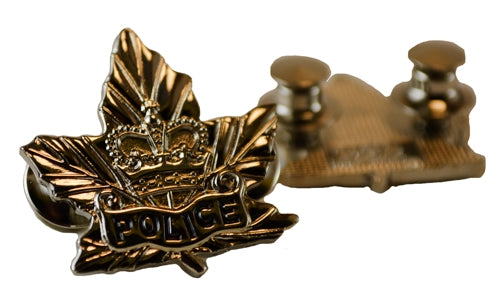 POLICE Maple Leaf Silver Pin