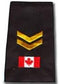 CORPORAL Gold Canada Flag Slip-Ons
