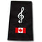 MUSICAL Canada Flag Slip-Ons