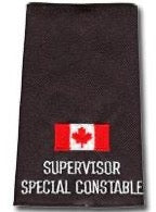 SUPERINTENDENT SPECIAL CST. Canada Flag Slip-Ons