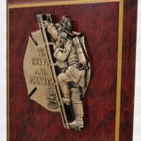 TO SERVE AND PROTECT PLAQUE