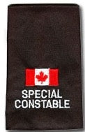 SPECIAL CONSTABLE Canada Flag Slip-Ons