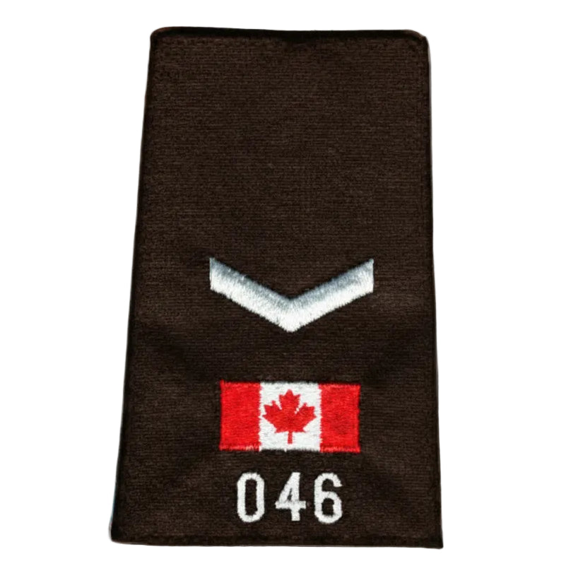 1 Chevron # Canada Flag Slip-Ons - EP25CN