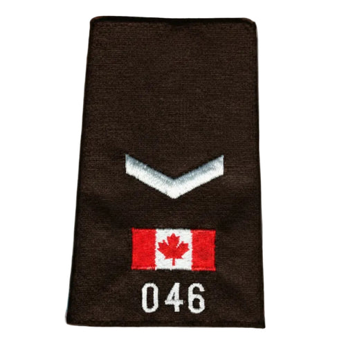 1 Chevron # Canada Flag Slip-Ons - EP25CN