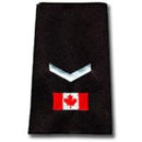 1 Chevron Silver Canada Flag Slip-Ons