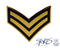 CORPORAL Gold Pin