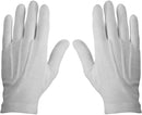 White Ceremonial Dress Gloves With Snap