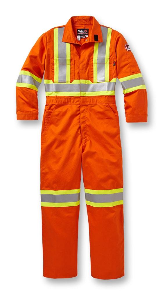 CSA STRIPED HI-VIS COVERALL