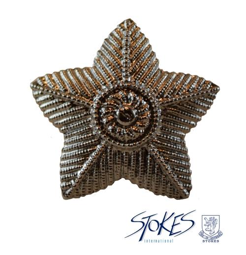 MILITARY Star Silver Pin