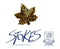 Maple Leaf Small Sew On Gold Pin
