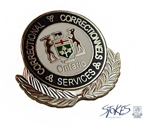 Ontario Corrections Silver Pin