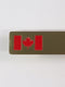 NB27G1 Canada Flag Gold Name Bar 1 Line