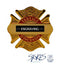 MALTESE CROSS SERVICE D'INCENDIE Gold Pin