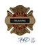 MALTESE CROSS FIRE SERVICE Silver Pin