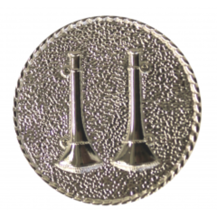 Small 2-Trumpet Pin - LF0721
