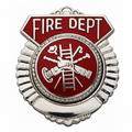 Fire Dept Silver Pin - LF89S