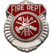 FIRE DEPT Silver Pin