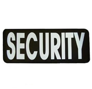 SECURITY Hi-Vis Large Crest