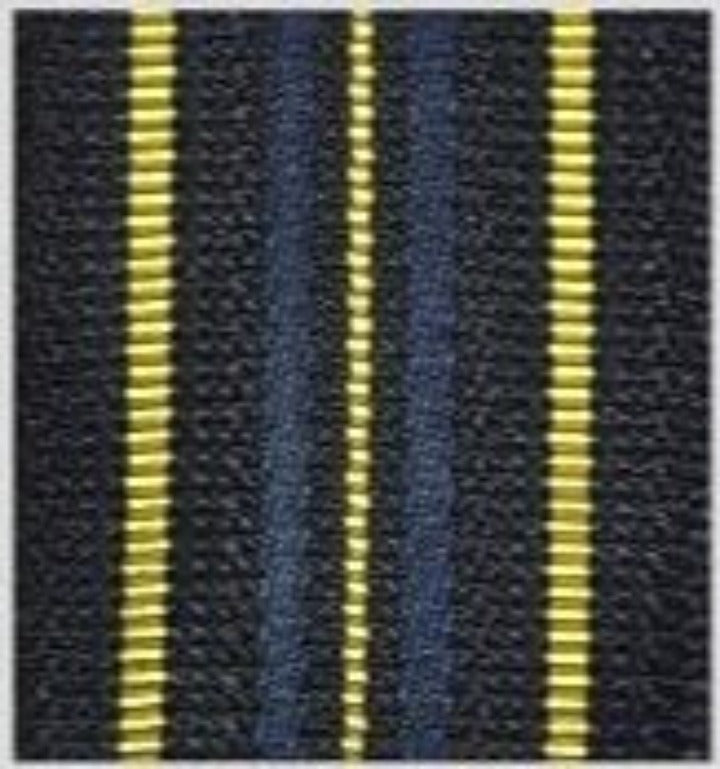 2.5 Bar CAFC Gold Uniform Braid