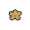 MAPLE LEAF No Stem 3/4" Gold