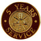 5 Yrs Service Gold Pin Red