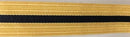 2 Bar Gold Uniform Braid