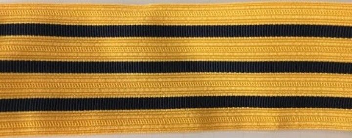 4 Bar Gold Uniform Braid