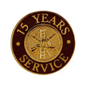 15 Yrs Service Gold Pin Red - LF227GR