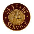 25 Yrs Service Gold Pin Red - LF229GR