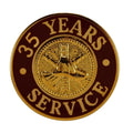 35 Yrs Service Gold Pin Red - LF231GR