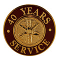 40 Yrs Service Gold Pin Red - LF232GR